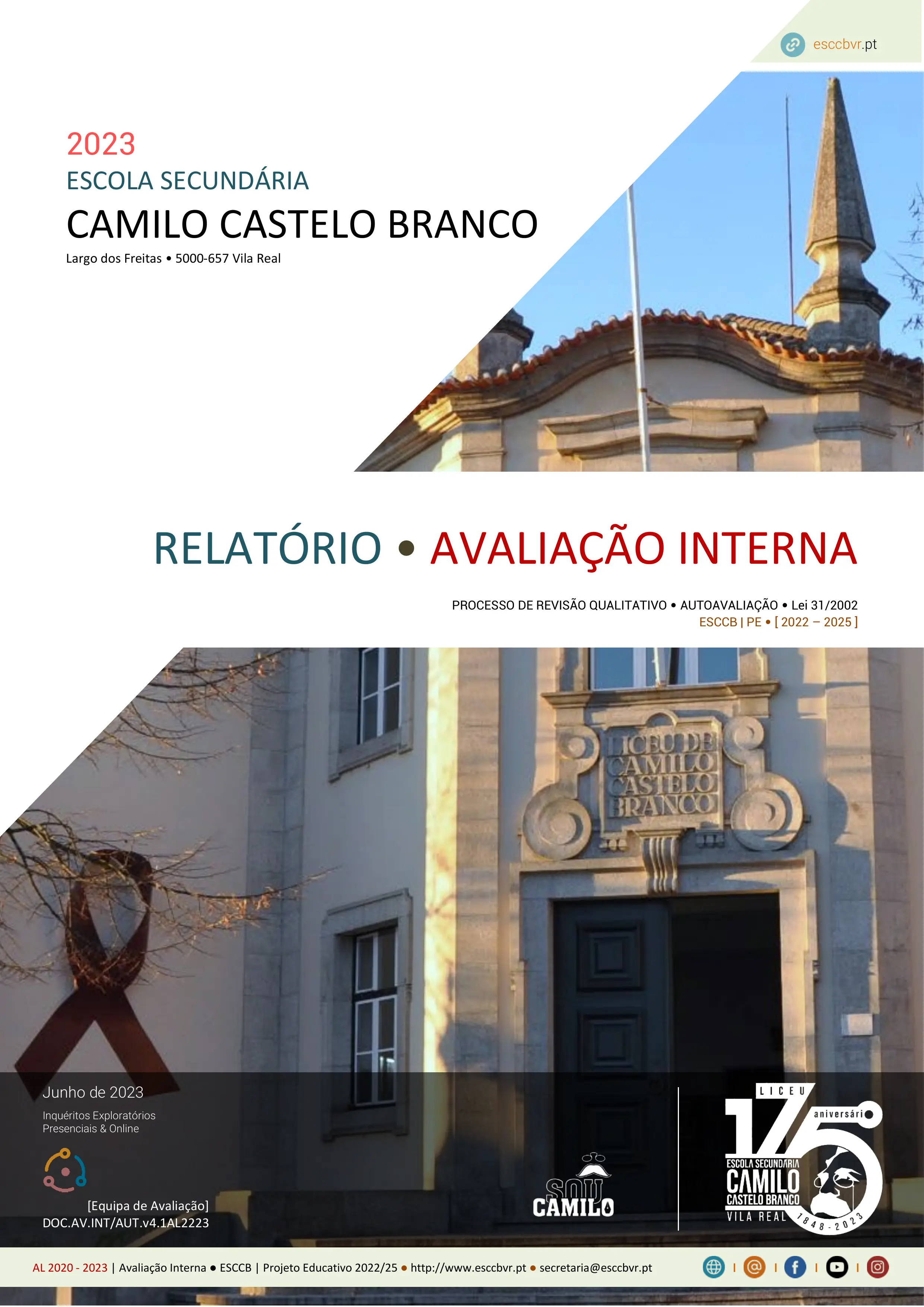 Relatório Eq.[A] &mdash; AV. INT.AUT 2020/2023